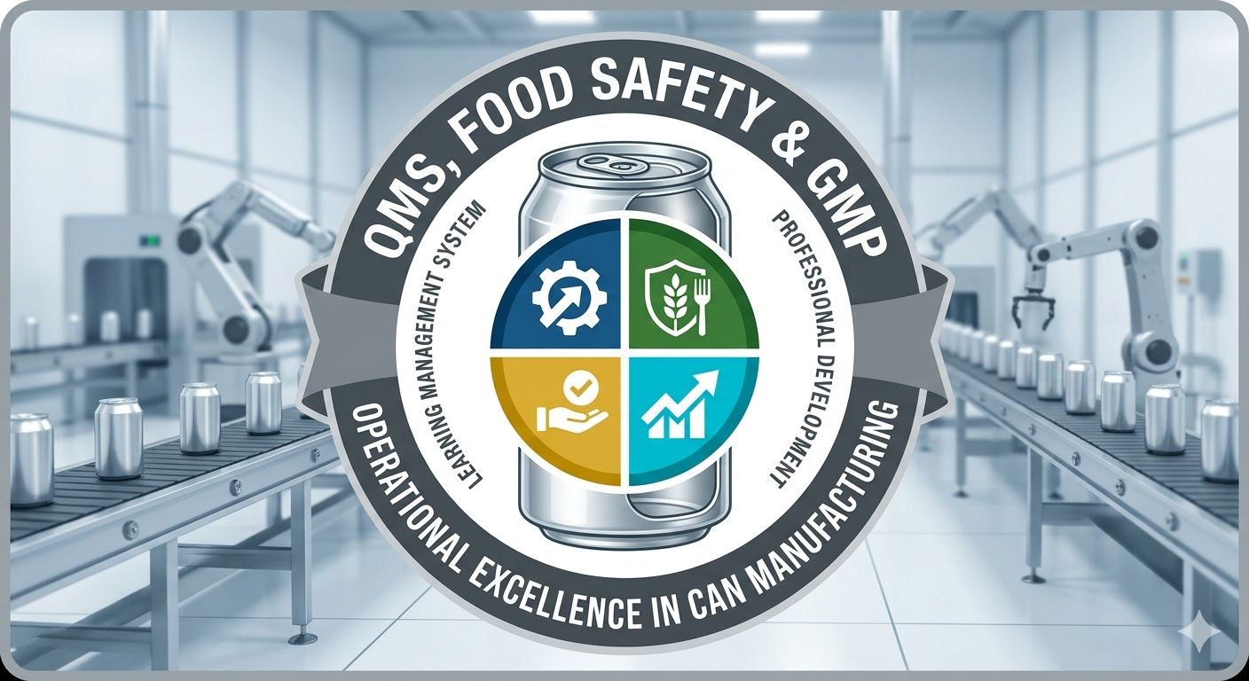 QMS, Food Safety & GMP – Operational Excellence in Can Manufacturing